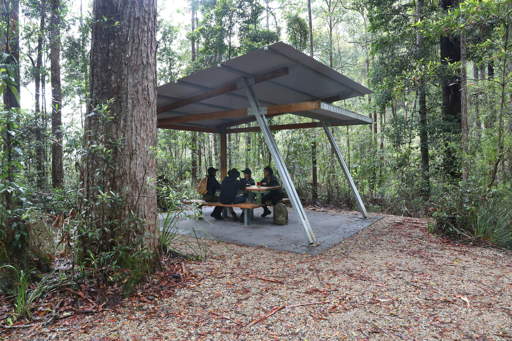 New picnic shelters