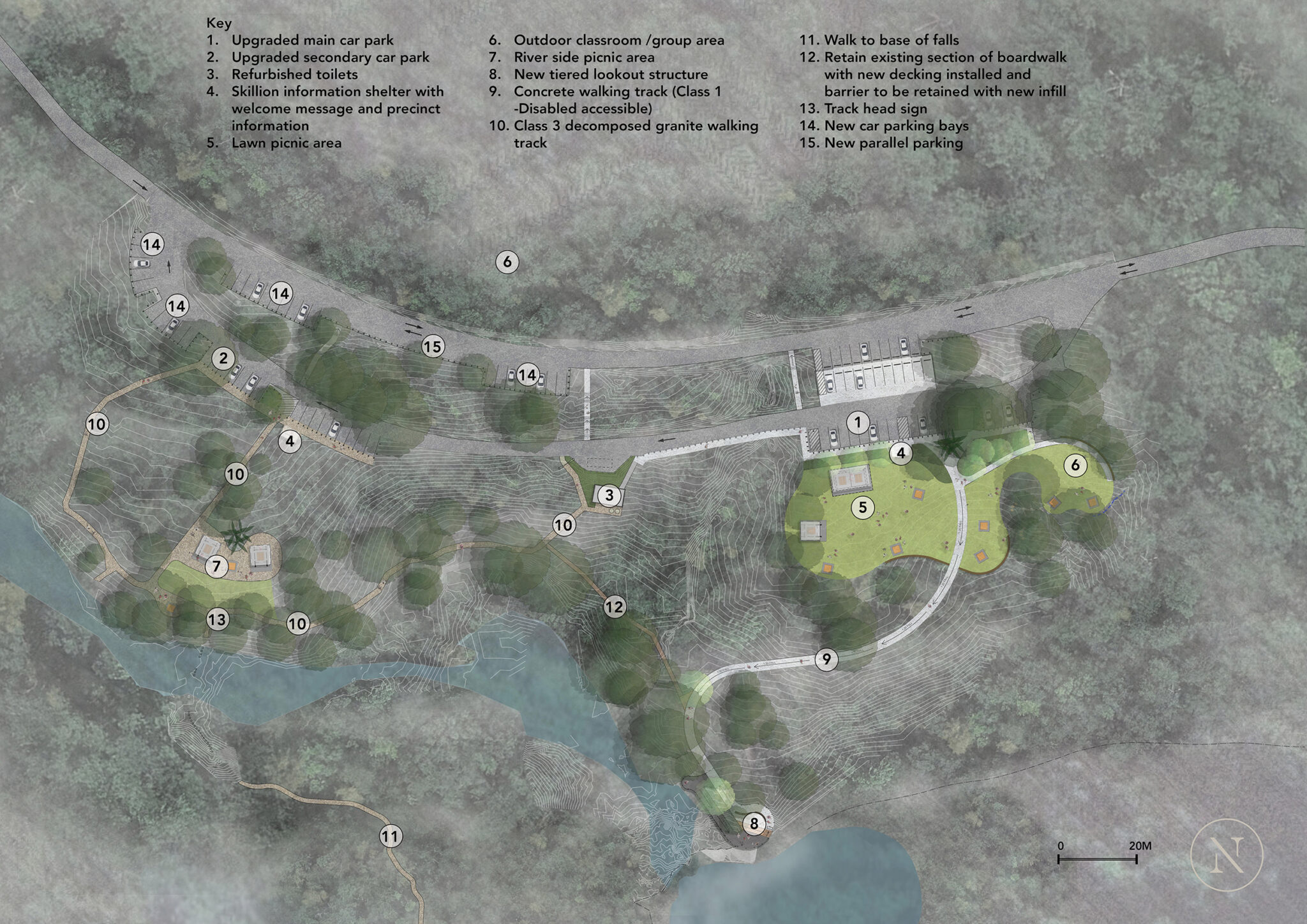 Minyon Falls Site Plan